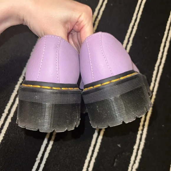 Dr. Martens 1461 II PISA LEATHER PLATFORM SHOES in Lilac