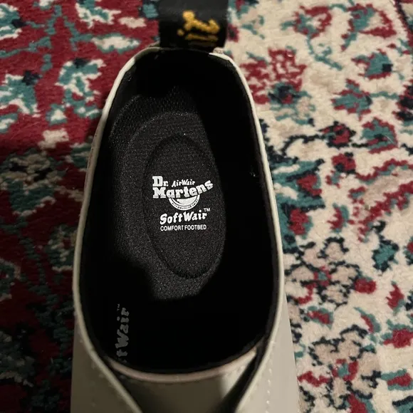 Dr. Martens AUDRICK NAPPA LEATHER PLATFORM SHOES