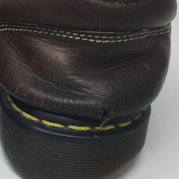 Dr. Martens Brown Leather Shoes Distressed M11/W12