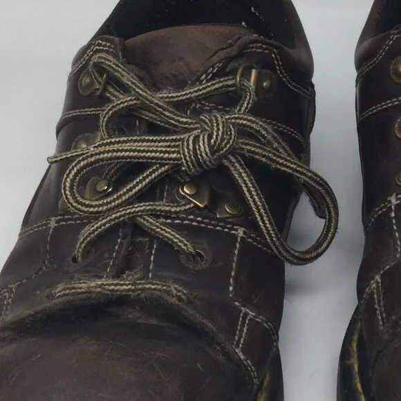 Dr. Martens Brown Leather Shoes Distressed M11/W12
