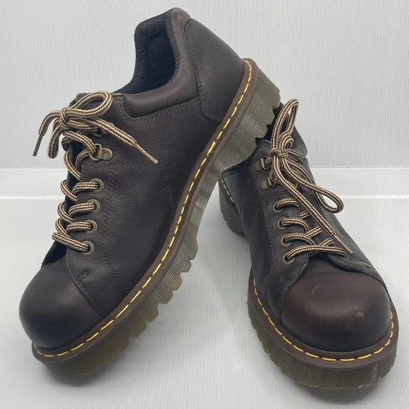 Dr. Martens Leather Platform Shoes size 12