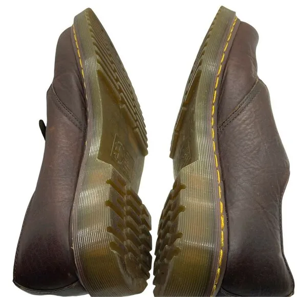 Dr. Martens Mens 1461 Brown Lace Up Round Toe Oxford Casual Shoes Size 11 M