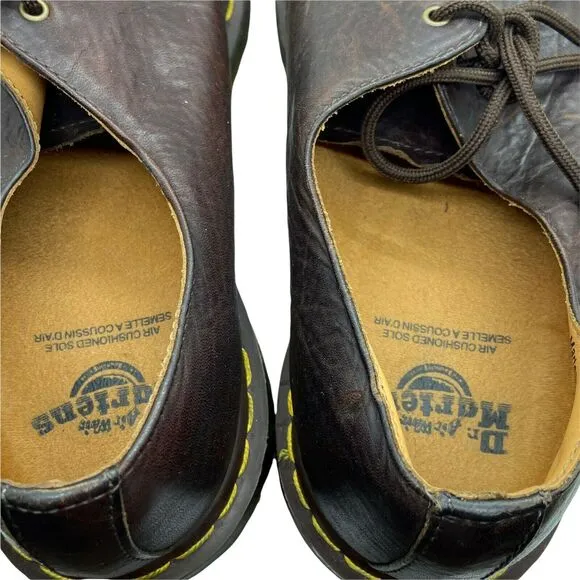 Dr. Martens Mens 1461 Brown Lace Up Round Toe Oxford Casual Shoes Size 11 M