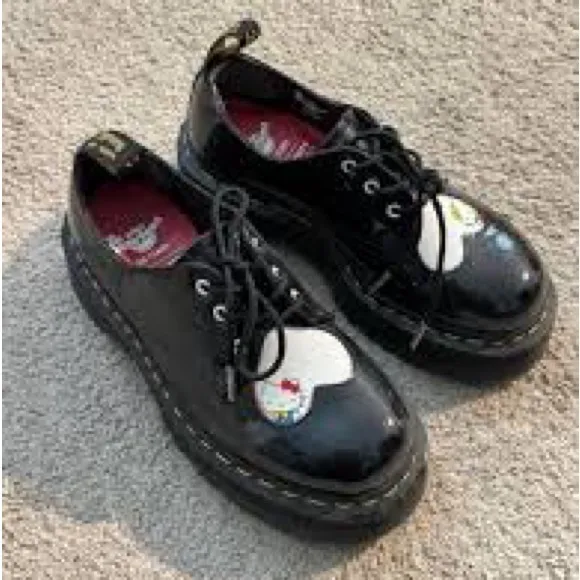 Dr. Martens Women's Black Platform Shoes