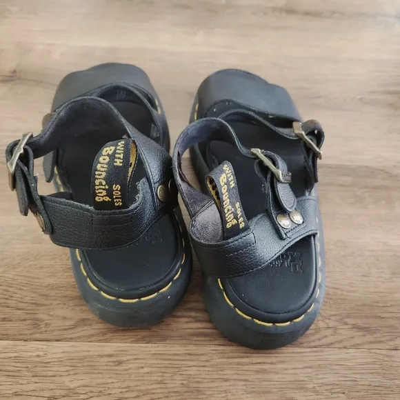Dr. Martens Women's Gryphon Quad Grizzly Leather Sandals