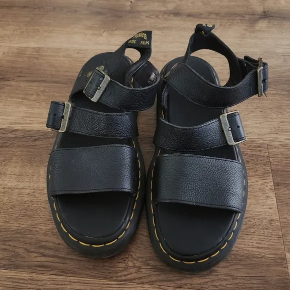 Dr. Martens Women's Gryphon Quad Grizzly Leather Sandals