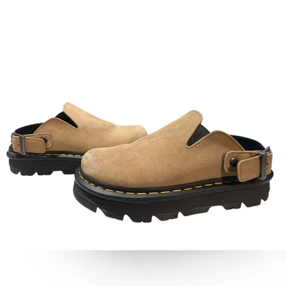 Dr. Martens Zebzag Slingback Platform Mule - Savannah Tan