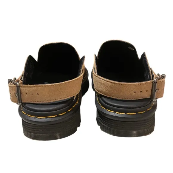Dr. Martens Zebzag Slingback Platform Mule - Savannah Tan