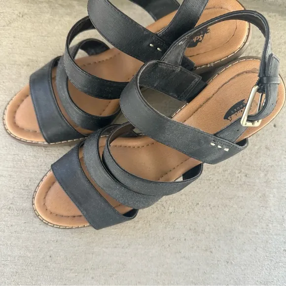 Dr. Scholl’s || Parkway black block heeled sandals