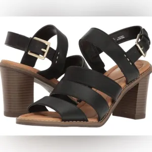 Dr. Scholl’s || Parkway black block heeled sandals
