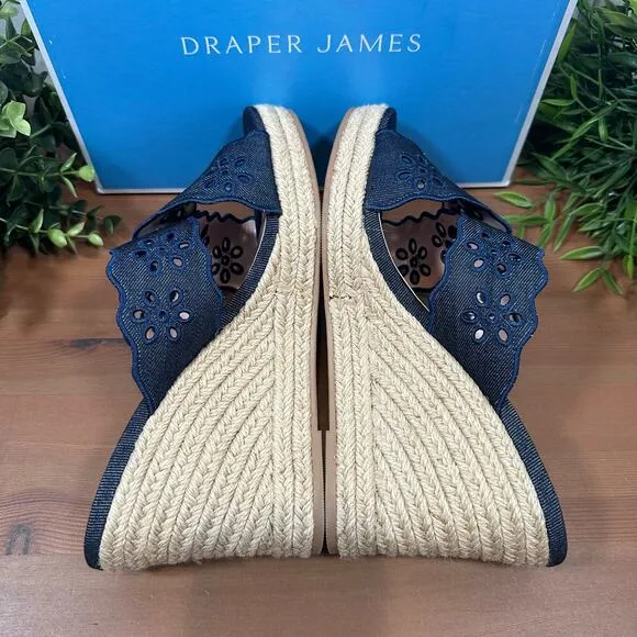Draper James Emily Wedge Sandals Size 10