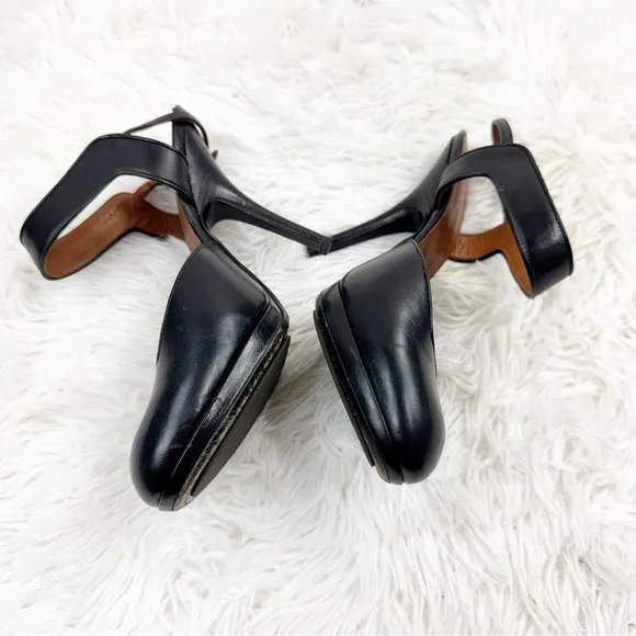 Dries Van Noten MaryJane Leather Platform Heels