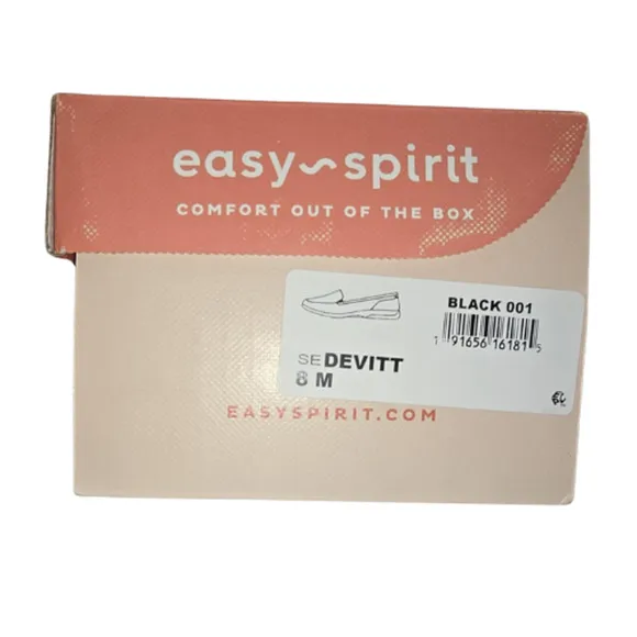 Easy Spirit Devitt Loafer in Black New in Box Size 8