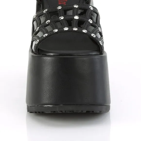 Egirl Platform Gothic Spider Web High Heel Sandals