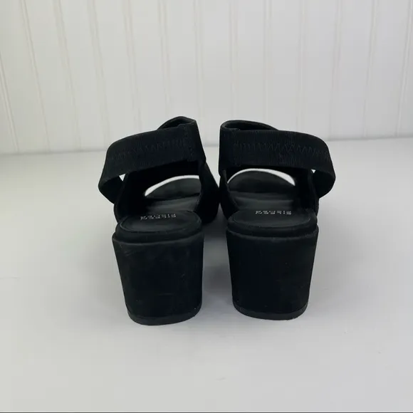 Eileen Fisher Leigh Slingback Open Toe Heeled Sandals Size 6.5