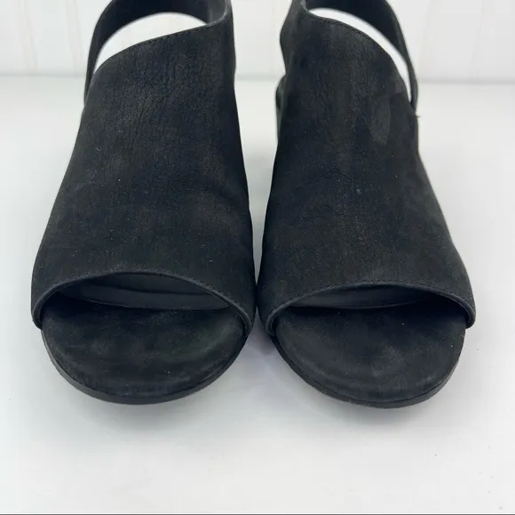Eileen Fisher Leigh Slingback Open Toe Heeled Sandals Size 6.5
