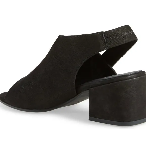 Eileen Fisher Leigh Slingback Open Toe Heeled Sandals Size 6.5