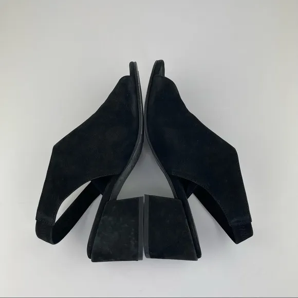 Eileen Fisher Leigh Slingback Open Toe Heeled Sandals Size 6.5