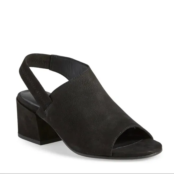 Eileen Fisher Leigh Slingback Open Toe Heeled Sandals Size 6.5