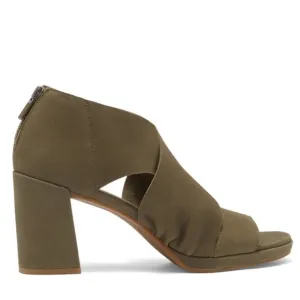 Eileen Fisher Marla Block Heel Crisscross Strappy  Sandals
