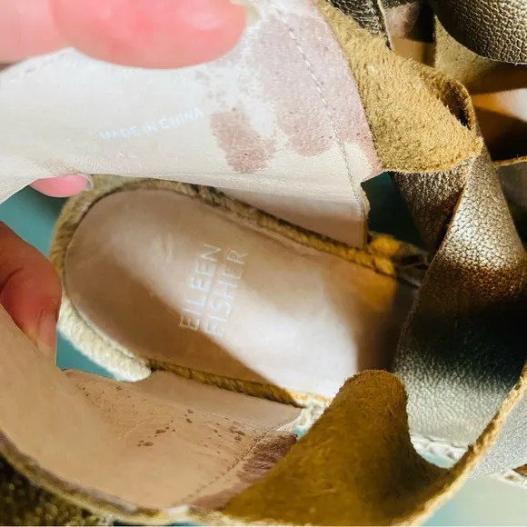 Eileen Fisher Willow Espadrille Wedge Sandal
