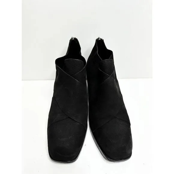 Eileen Fisher Boots Womens Size 6 Black Ember Block Heel Booties