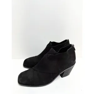 Eileen Fisher Boots Womens Size 6 Black Ember Block Heel Booties