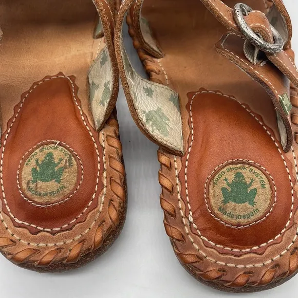 El Naturalista Leather Sandals Made in Spain Sz 36 - heel cushions