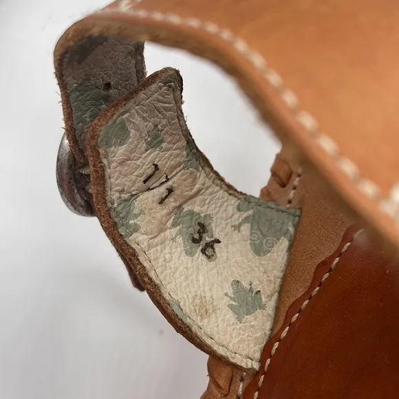 El Naturalista Leather Sandals Made in Spain Sz 36 - heel cushions