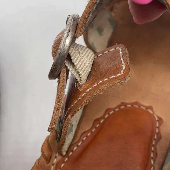 El Naturalista Leather Sandals Made in Spain Sz 36 - heel cushions