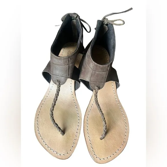 ELF Made by Hand Aphrodite Wedge Sandals size 10.