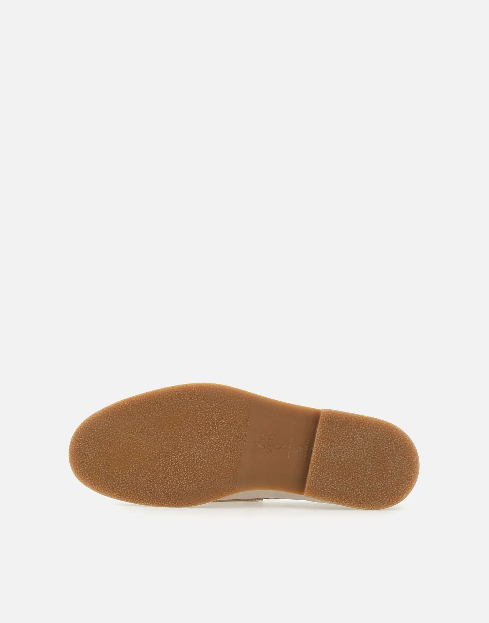 Elva beige mocka kalvskinn loafers