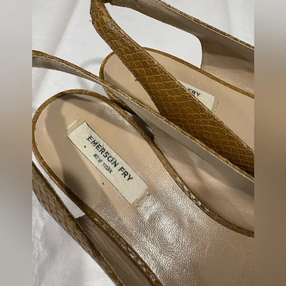 Emerson Fry Kitten Heel Slingback Shoes