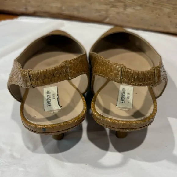 Emerson Fry Kitten Heel Slingback Shoes