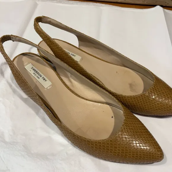 Emerson Fry Kitten Heel Slingback Shoes