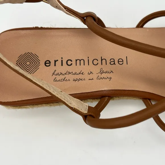 Eric Michael- Elizabeth Sandals. Size 39. Size 8.5-9 US. Worn only once.