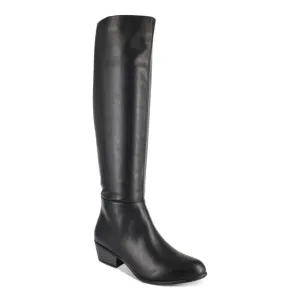 ESPRIT Womens Black Over The Knee Boot Almond Toe Block Heel Zip-Up Boots 8M