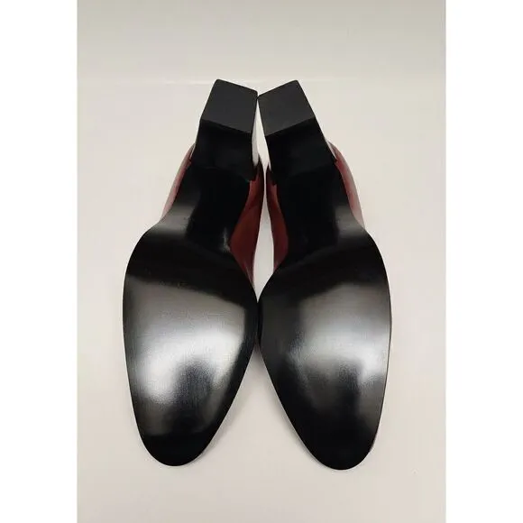 Etienne Aigner Vintage Guinevere Laras Burgundy Red Pumps Heels Shoes Size 7.5M