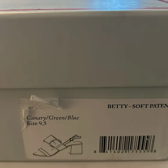 EUC Frances Valentine Betty Patent Leather Sandals Sz 9.5