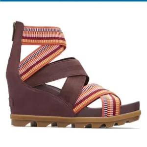 EUC Sorel Joanie II Strap Wedge Sandal