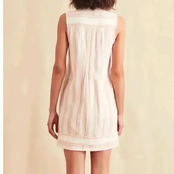 Faherty Isha Stripe Maple Serape Dress NEW WITH TAG