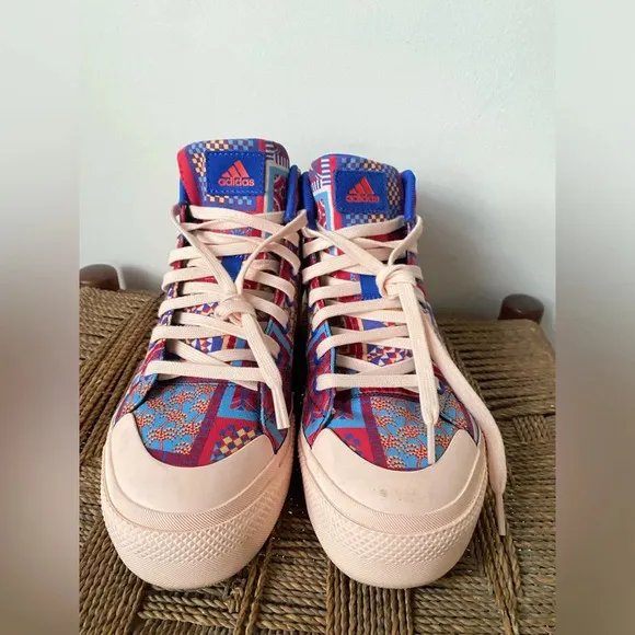 Farm Rio Shoes Women’s 8.5 x Adidas Bravada 2.0 Platform Mid Shoes