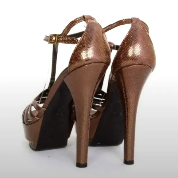 Fendi Brown Platform Heels