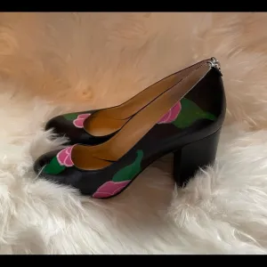 Floral Block Heels