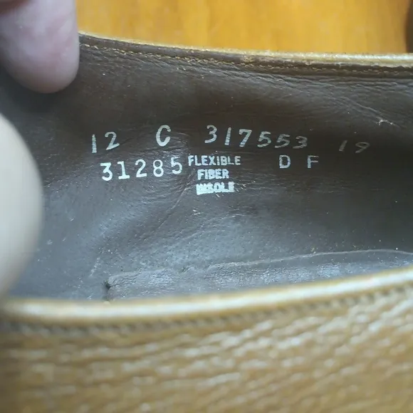 Florsheim Men's Brown Leather Loafers Size  12