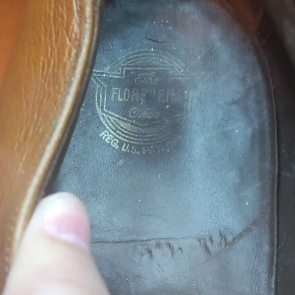 Florsheim Men's Brown Leather Loafers Size  12