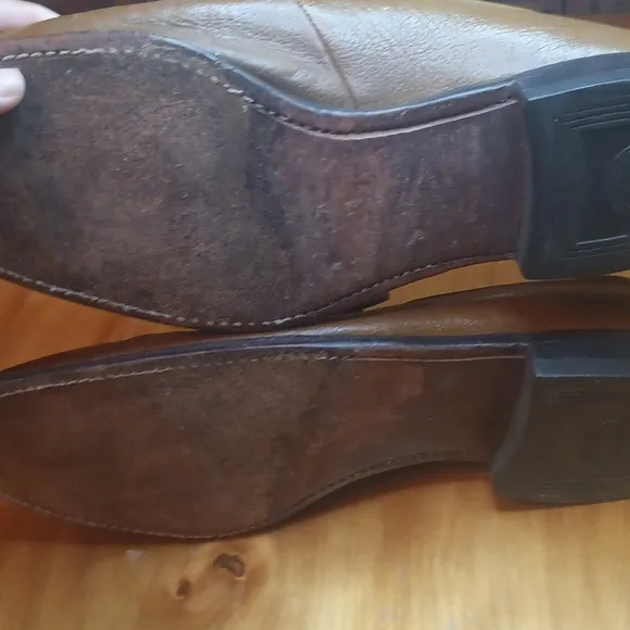 Florsheim Men's Brown Leather Loafers Size  12