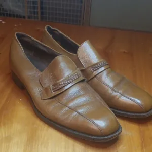 Florsheim Men's Brown Leather Loafers Size  12
