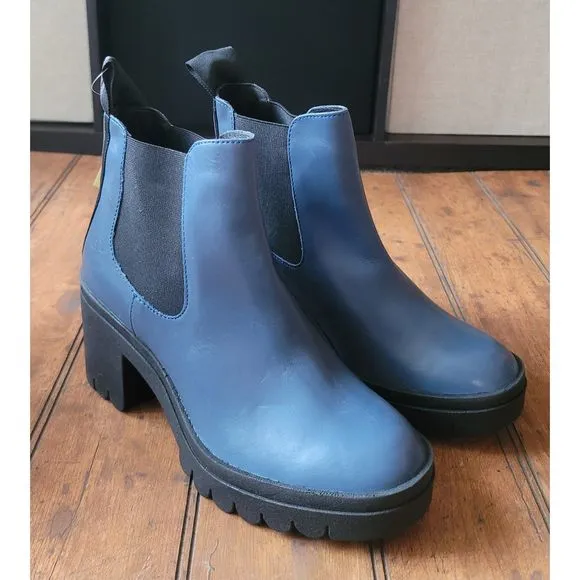 Fly London TOPE520FLY Denim Dublin Tope Leather Chelsea Boots- Size 40