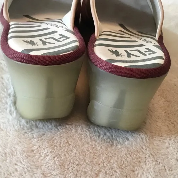 Fly London Women's Tan Wedge Sandals -EU37
